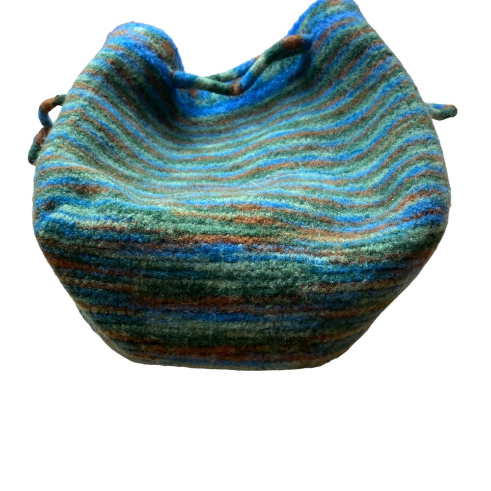 Felted Boiled Wool Multicolored Fall Aesthetic St… - image 7